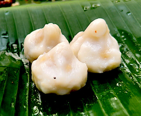 Ganesh Chaturthi recipes - Thengai Poornam Kozhukattai Recipe - Poorna Kozhukattai - Jaggery Coconut Sweet Modak - Rice Dumplings Sweet - Girija paati - Ganapati Bappa Moria - festive recipes - southindian
