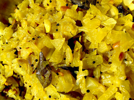Girija Paati’s Knol Khool Curry – GirijaPaati Style South Indian traditional vegetarian recipes from an Indian grandmother's kitchen www.girijapaati.com