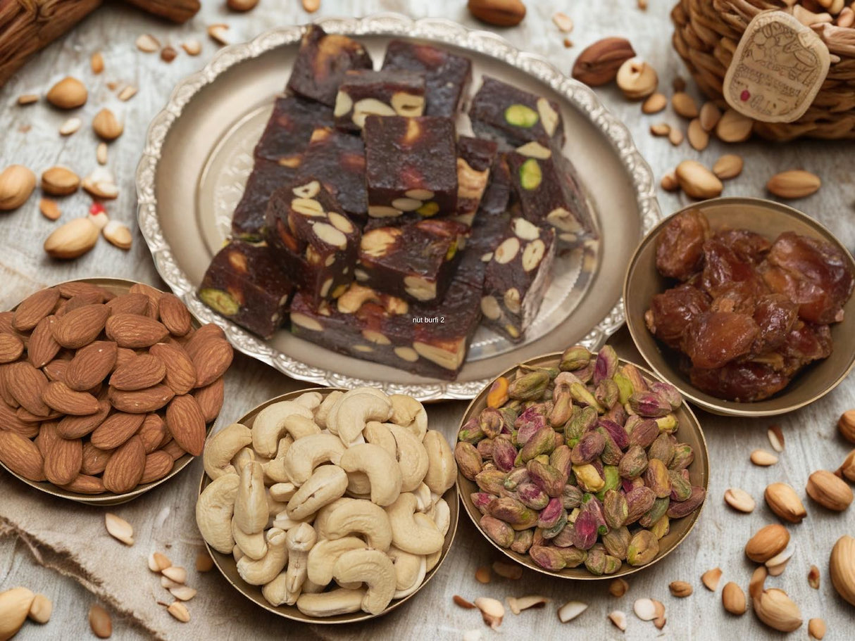 Date Nut Burfi