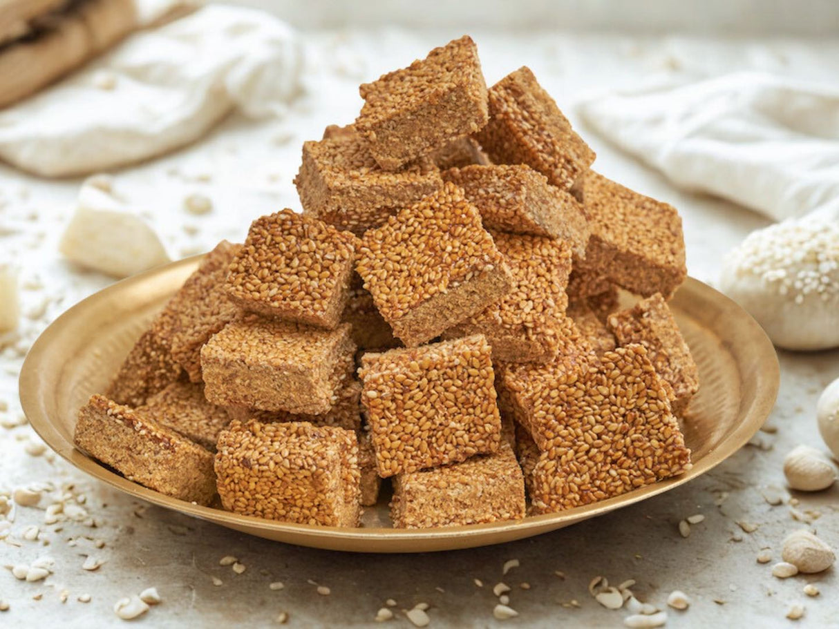 White Ellu Burfi (White Til / Sesame)