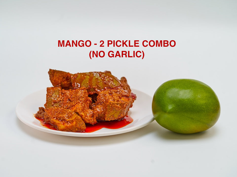 Mango 2 Pickle Combo (No Garlic)