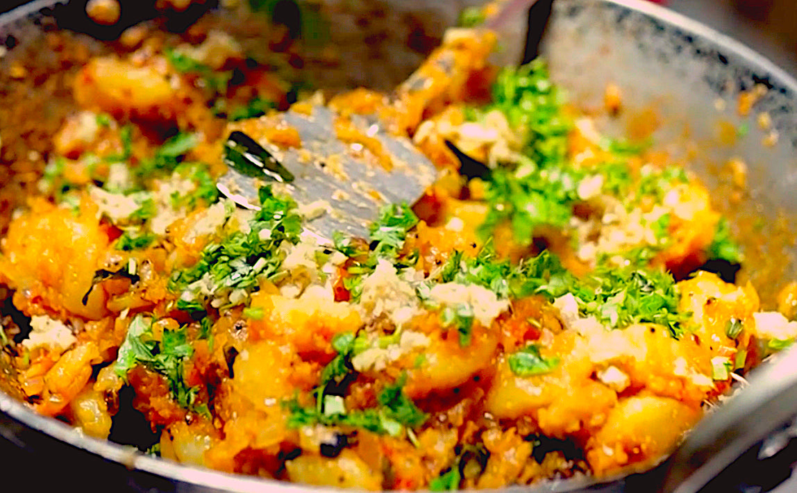 Tamil recipes - southindian - www.girijapaati.com - potato masala - potato curry - spicy curry - spicy potato - Girija Paati’s recipes