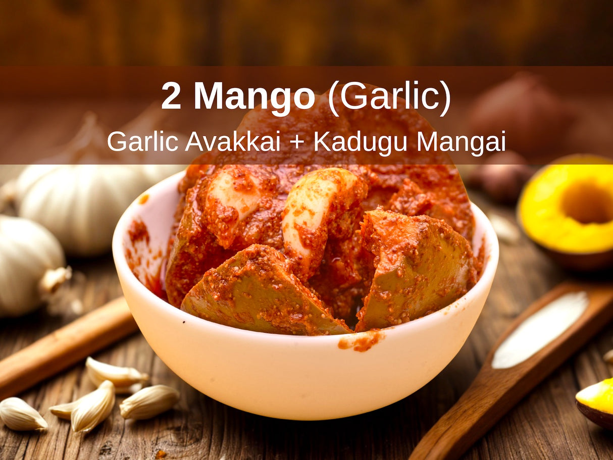 Mango 2 Pickle Combo (Garlic)