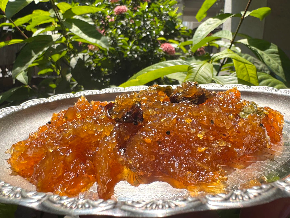Mangai Pachadi (Mango Jaggery Jam)