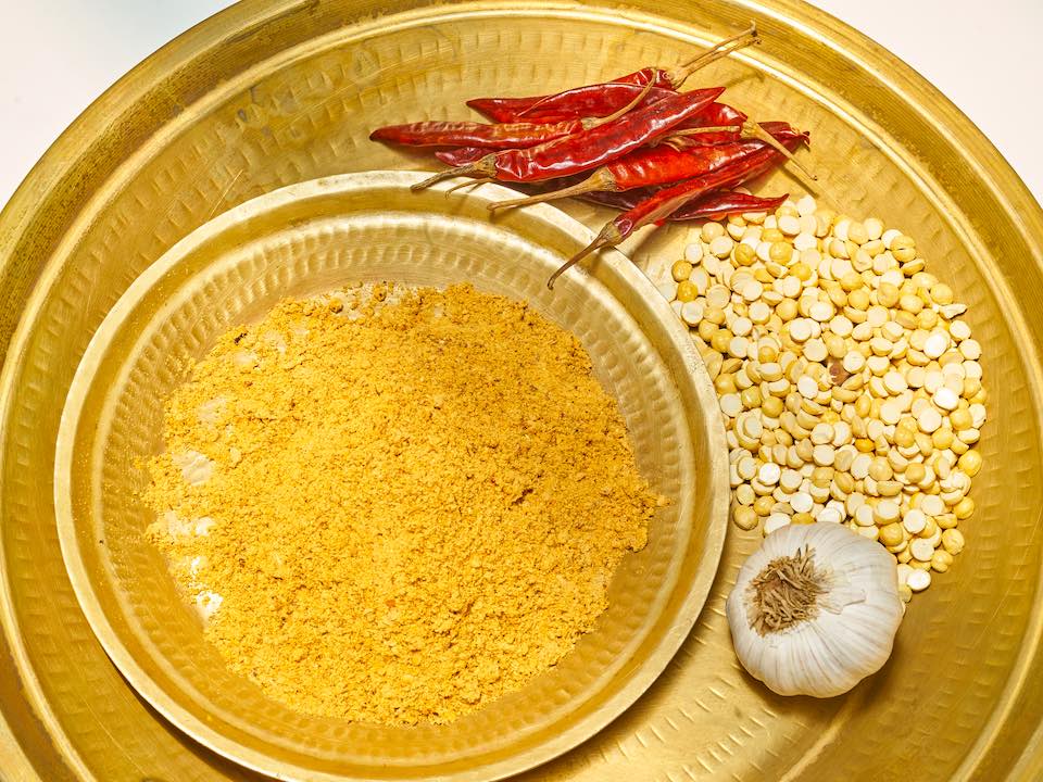 Andhra Style Paruppu Podi Recipe - Dal Podi