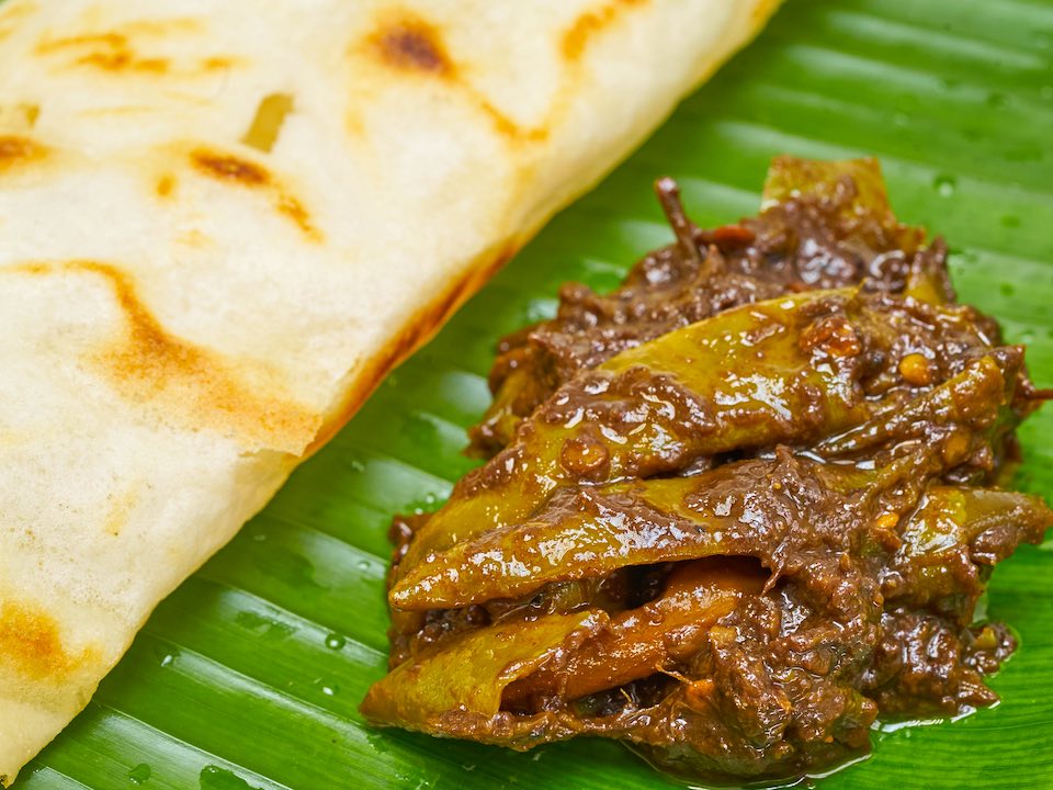 Milagai Curry (Green Chilli & Tamarind Pickle)