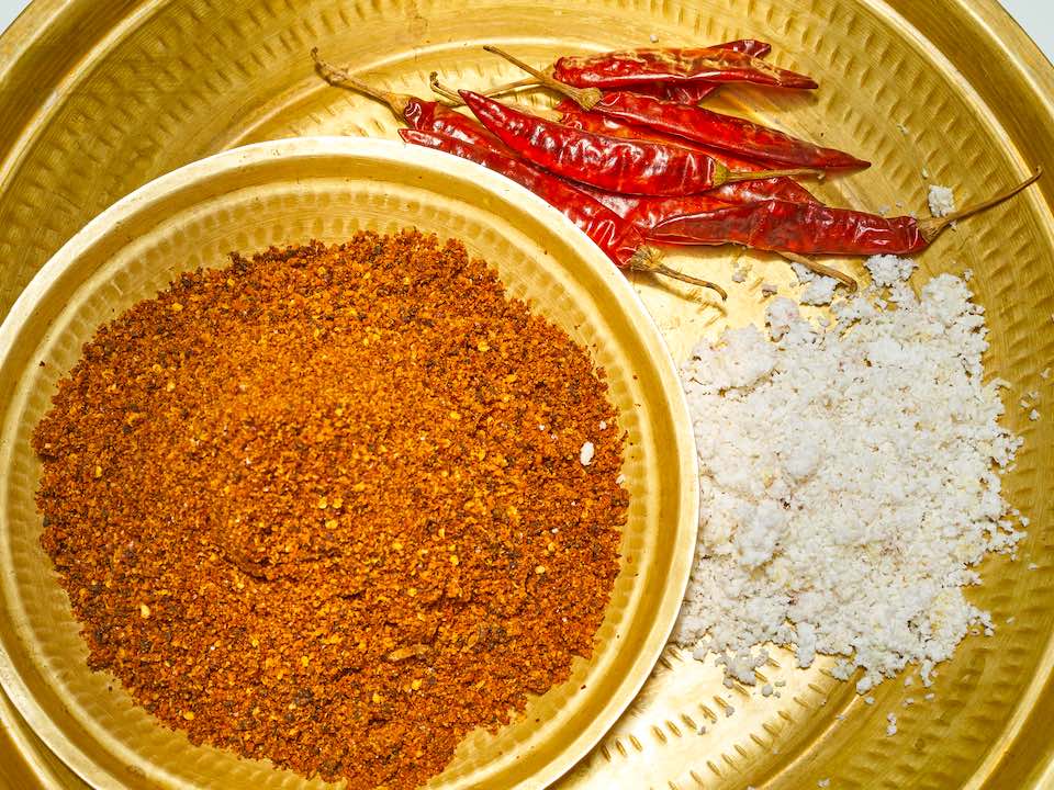 Thengai Podi (Coconut Lentil Rice Powder)